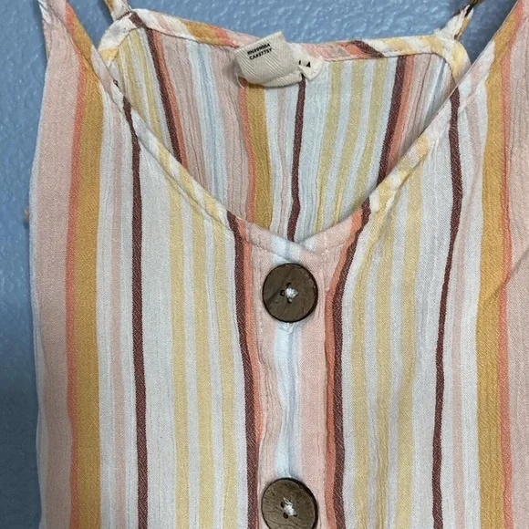 BILLABONG SWEET FOR YA Mini slip dress. Size XS. Button down.Adjustable straps. - Picture 5 of 13